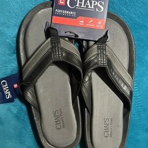 NWT Men’s Chaps Thong Sandals XL (US: 11-12 EUR 46) Two-Tone Memory Foam